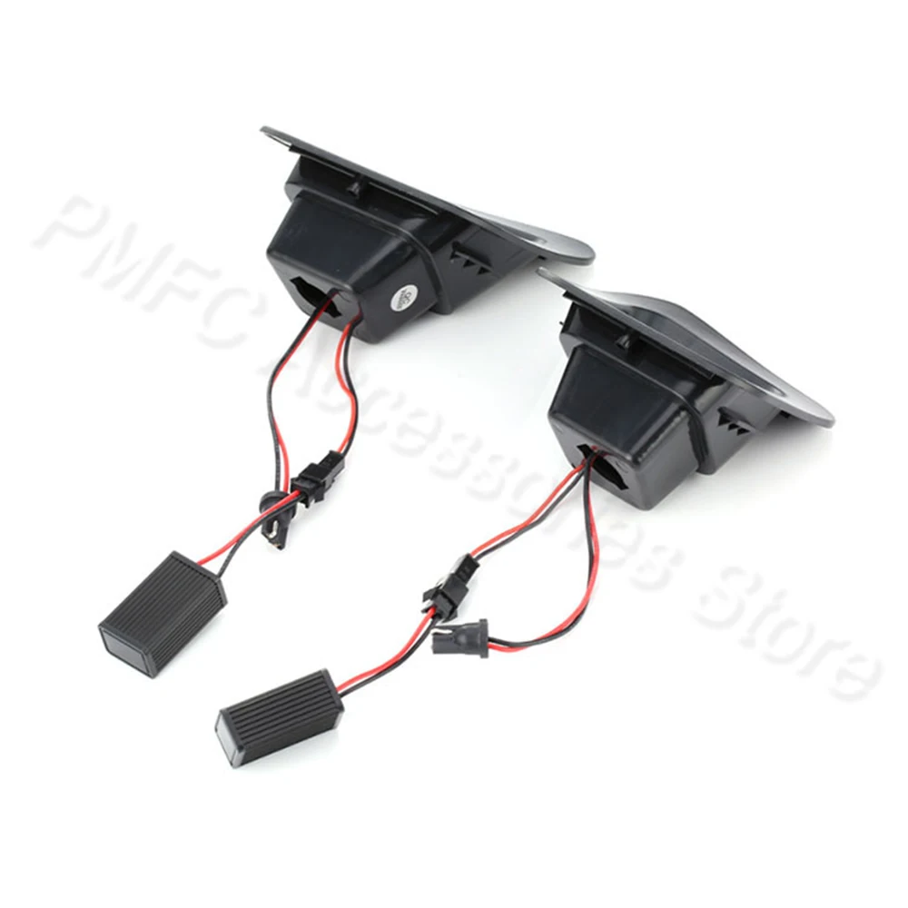 PMFC 2 шт. Подсветка регистрационного номера номер светодиодный лампы Задний