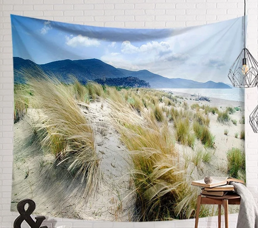 CAMMITEVER Приморский камни скалы гобелен с морской тематикой дропшиппинг настенный