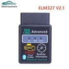 Автомобильный диагностический сканер HHOBD2 ELM 327 V2.1, совместимый с Bluetooth, Elm327 HH OBD2 для Android и Windows