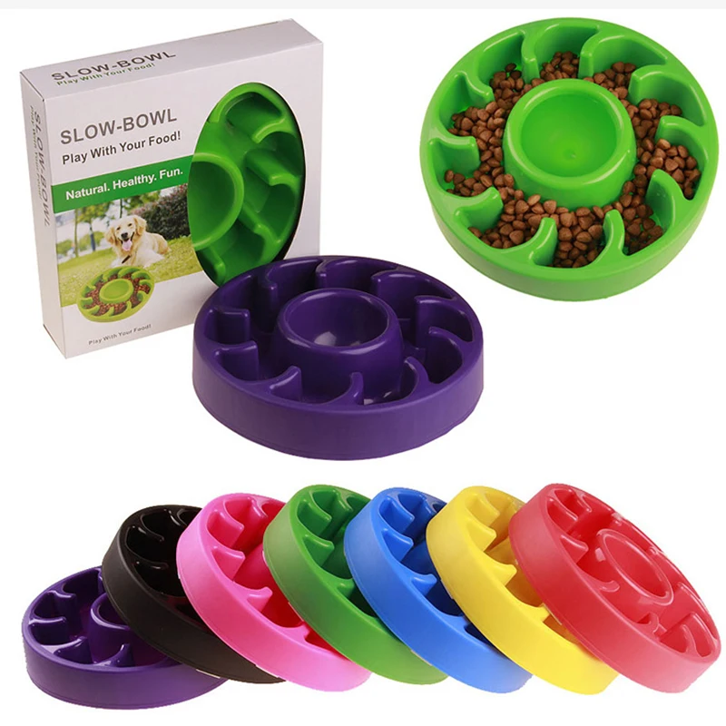 

Dog Slow Feeder with Water Bowl Pet Slowing Eating Trainer Anti-Slip Licking Food Dispenser for Cat Feeding Watering Supplies