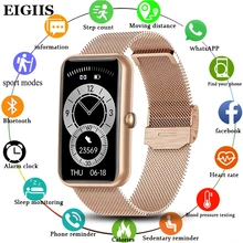 EIGIIS Smart Band Women Watch Fitness Tracker Bracelet Waterproof Smartwatch Heart Rate Monitor Blood Oxygen For Huawei Xiaomi
