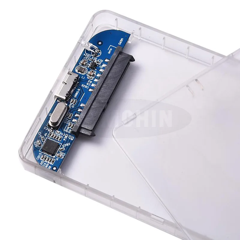 2,5 дюймовый чехол для жесткого диска USB 3,0 SATA 3,0 Корпус SSD, HDD Plug and Play чехол для жесткого диска с поддержкой 3 ТБ передачи UASP протокол