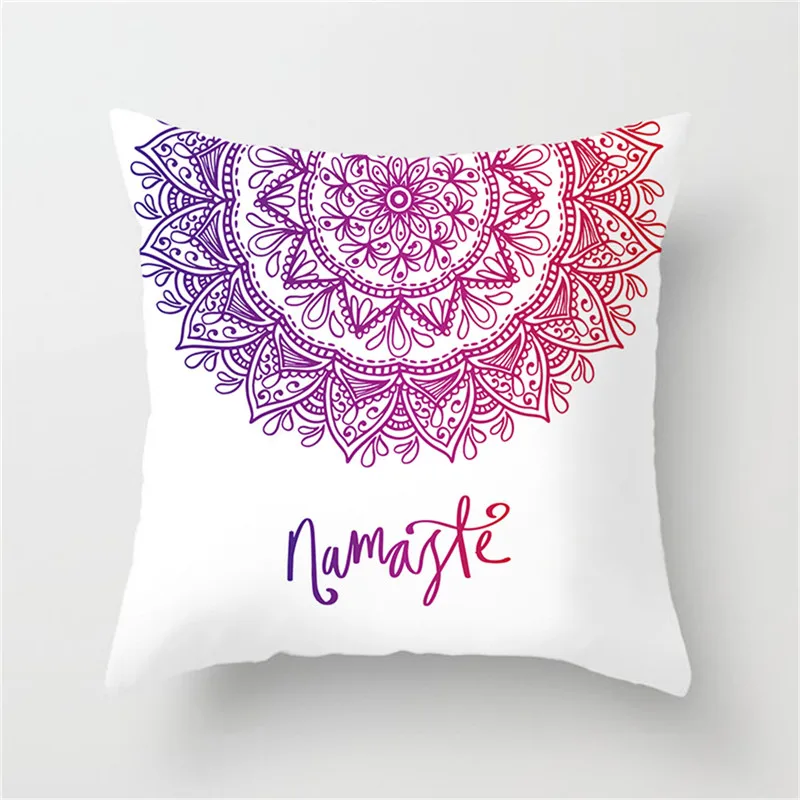 Наволочка с геометрическим градиентом Fuwatacchi Мандала наволочка для домашнего