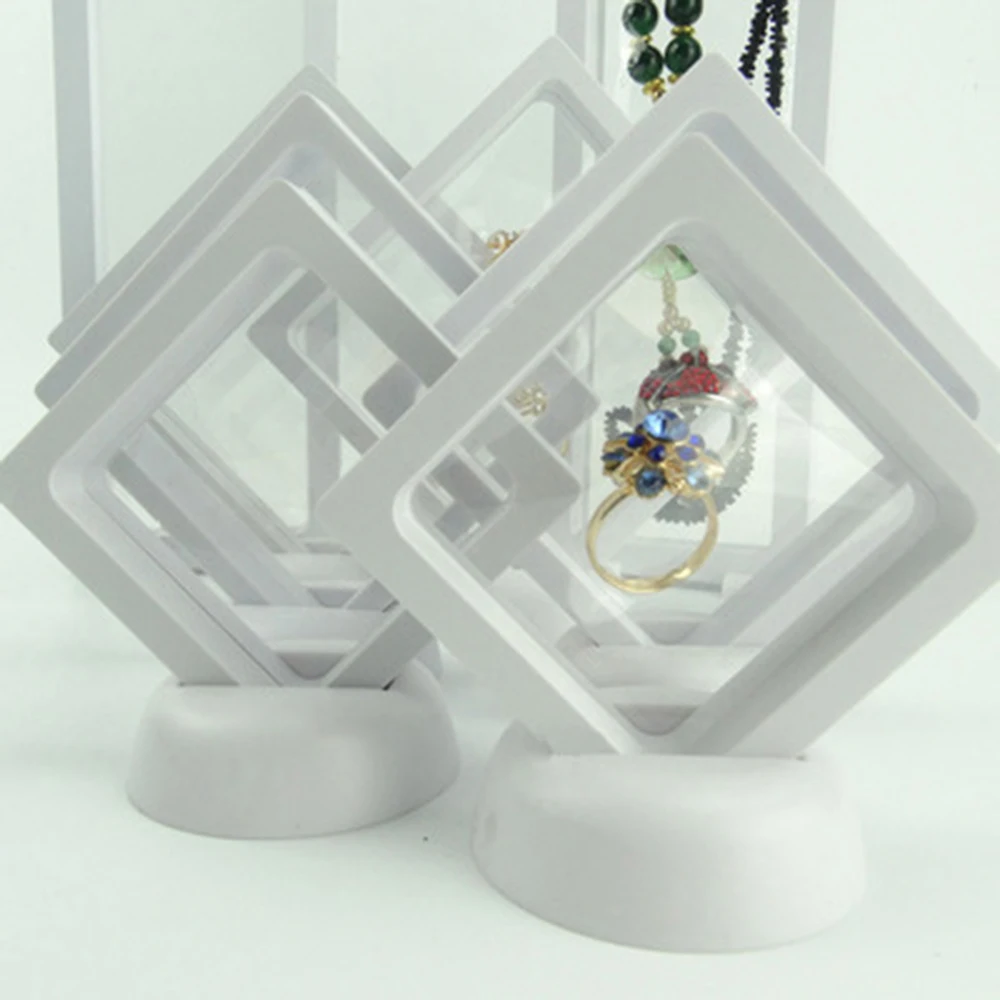 

Подвесная прозрачная шкатулка для ювелирных изделий, коробка для хранения качественных украшений, прозрачная рамка, выставочный стенд, опт...