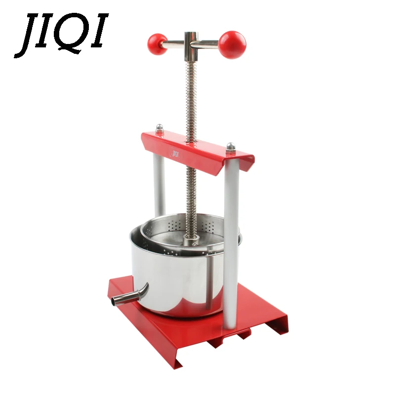 Ручная Соковыжималка JIQI из нержавеющей стали медленная соковыжималка с функцией