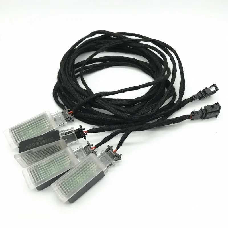 Автомобисветильник светодиодный жгут проводов для ног VW PASSAT B6 B7 B8 CC Golf 6 7 MK7 Tiguan Jetta