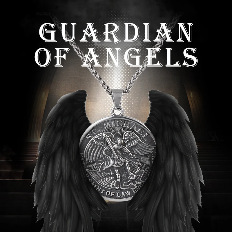 Ожерелье мужское в форме монетки из нержавеющей стали|Ожерелья с подвеской| |