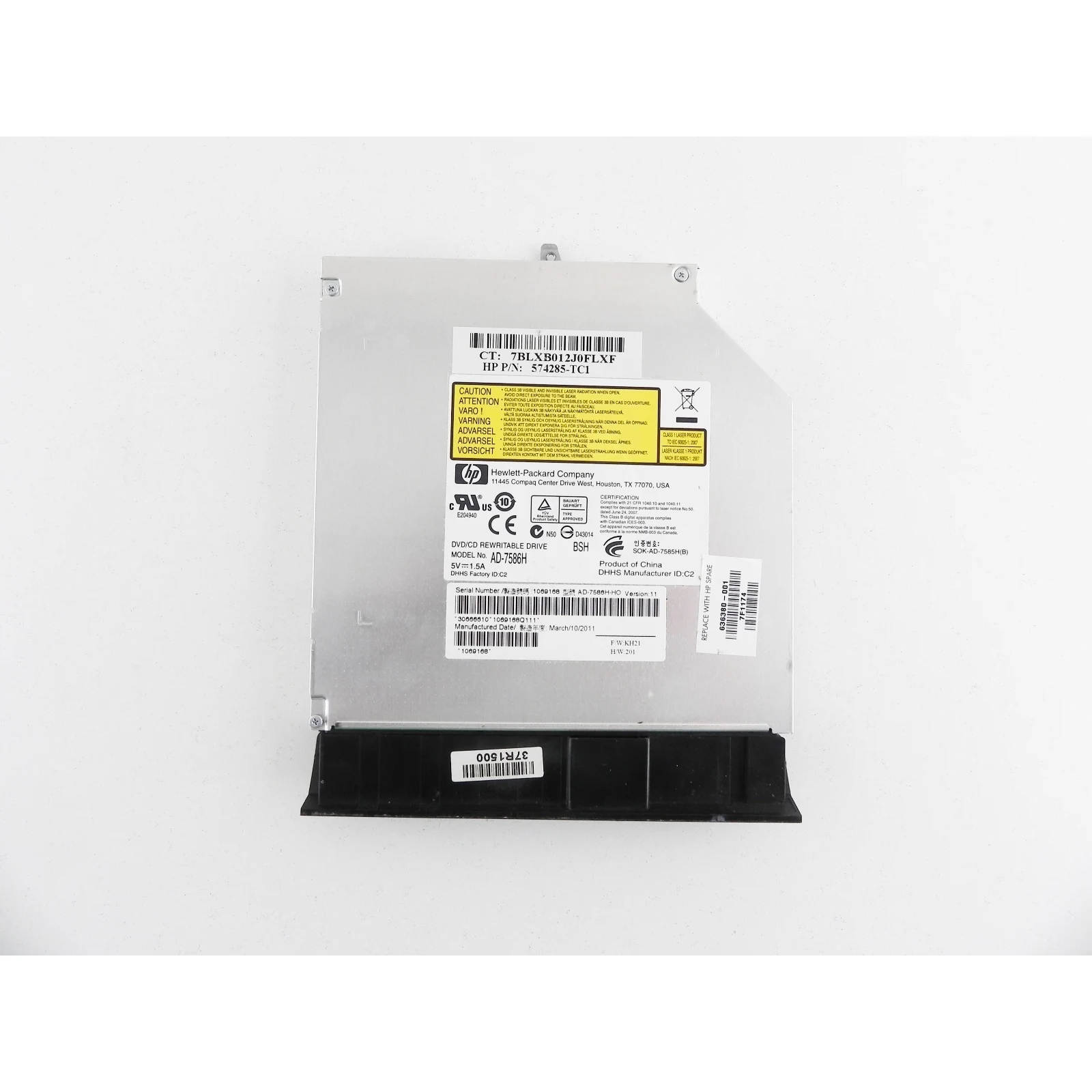 HP Pavilion g6 1000 1103 DVD привод с панелькой AD 7586H|Комплектующие для ремонта ноутбуков| |