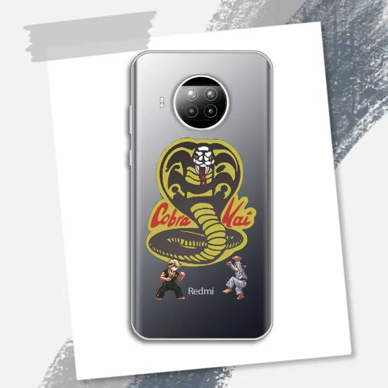 

Cobra Kai Phone Case Transparent for xiaomi redmi note 8 9 9s 11 10t lite pro