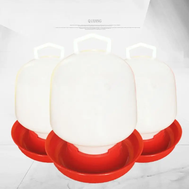 Круглая поилка для цыплят подвесная чашка домашних животных птицы кормление