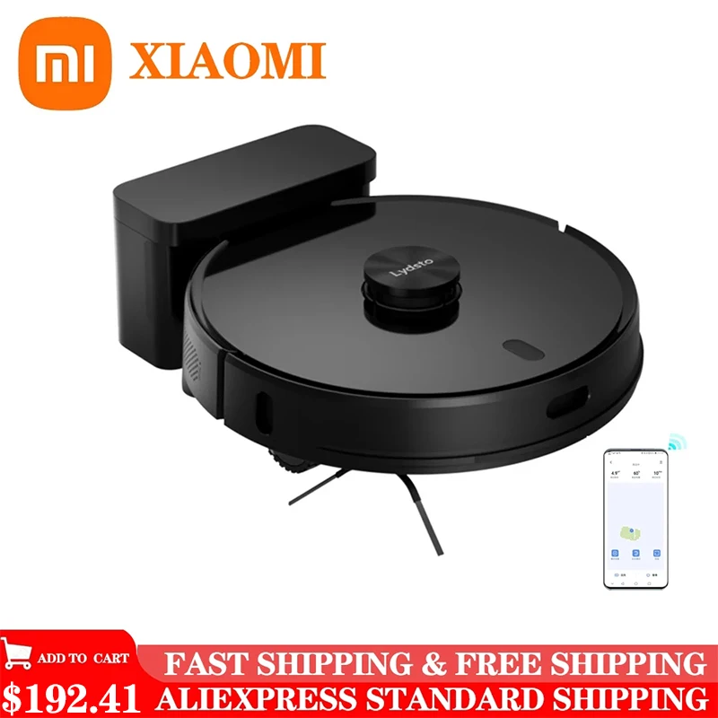 

Робот-пылесос Xiaomi Mijia Lydsto G1M, бытовые приборы, автоматическая очистка от пыли, стерилизация, циклонное всасывание, умное планирование, дистан...