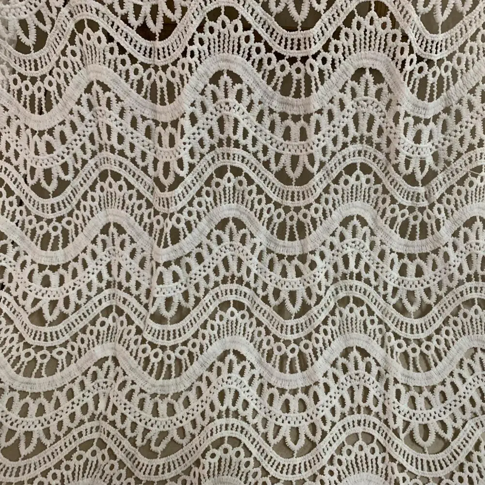 Нигерийская кружевная ткань 2019 Высококачественная африканская Водорастворимая