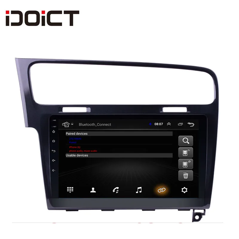 Автомобильный DVD плеер IDOICT Android 8 1 с GPS навигацией мультимедийный проигрыватель