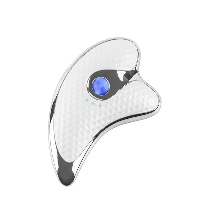 USB перезаряжаемое электрическое устройство для подтяжки лица Массажная машина Guasha "V" массажер для лица инструмент для выскабливания кожи 20#830