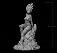 124 75mm 118 100mm resin model kits stone woman gril unpainted no color rw 142