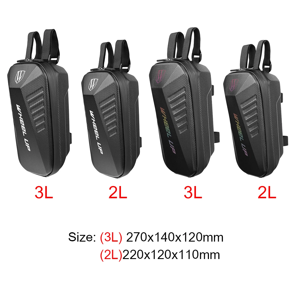 

WHEEL UP Electric Scooter Hanging Bag Hard Shell Front Frame Waterproof Zipper Pouch for Xiaomi M365 PRO Ninebot HX X7