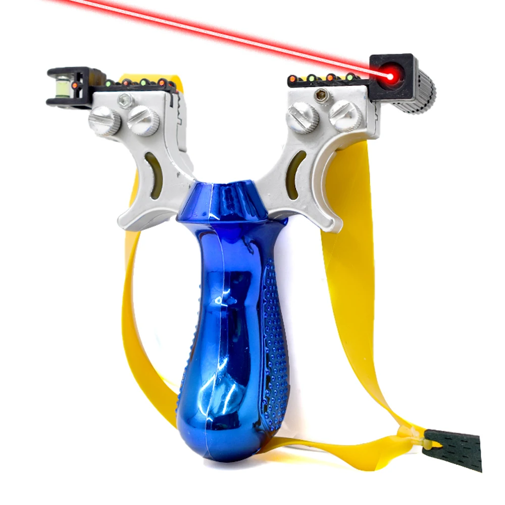 

Outdoor Professional Laser Slingshot Resin Materials High Power Hunting Shooting Slingshot Laser Aiming Catapult Tirachinas