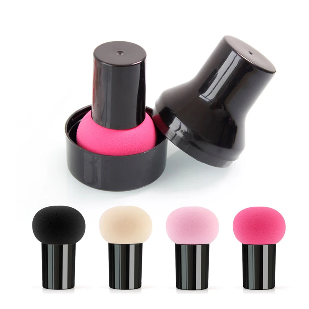 

Portable Makeup Puff Sponge Blending Foundation Concealer Cosmetic Puff Mushroom Head Smooth Beauty Make Up sponge for Travel