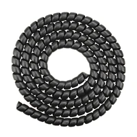 8mm 1m electric scooter brake pipe protection spiral wrap winding wire protector cover for xiaomi m365 black red