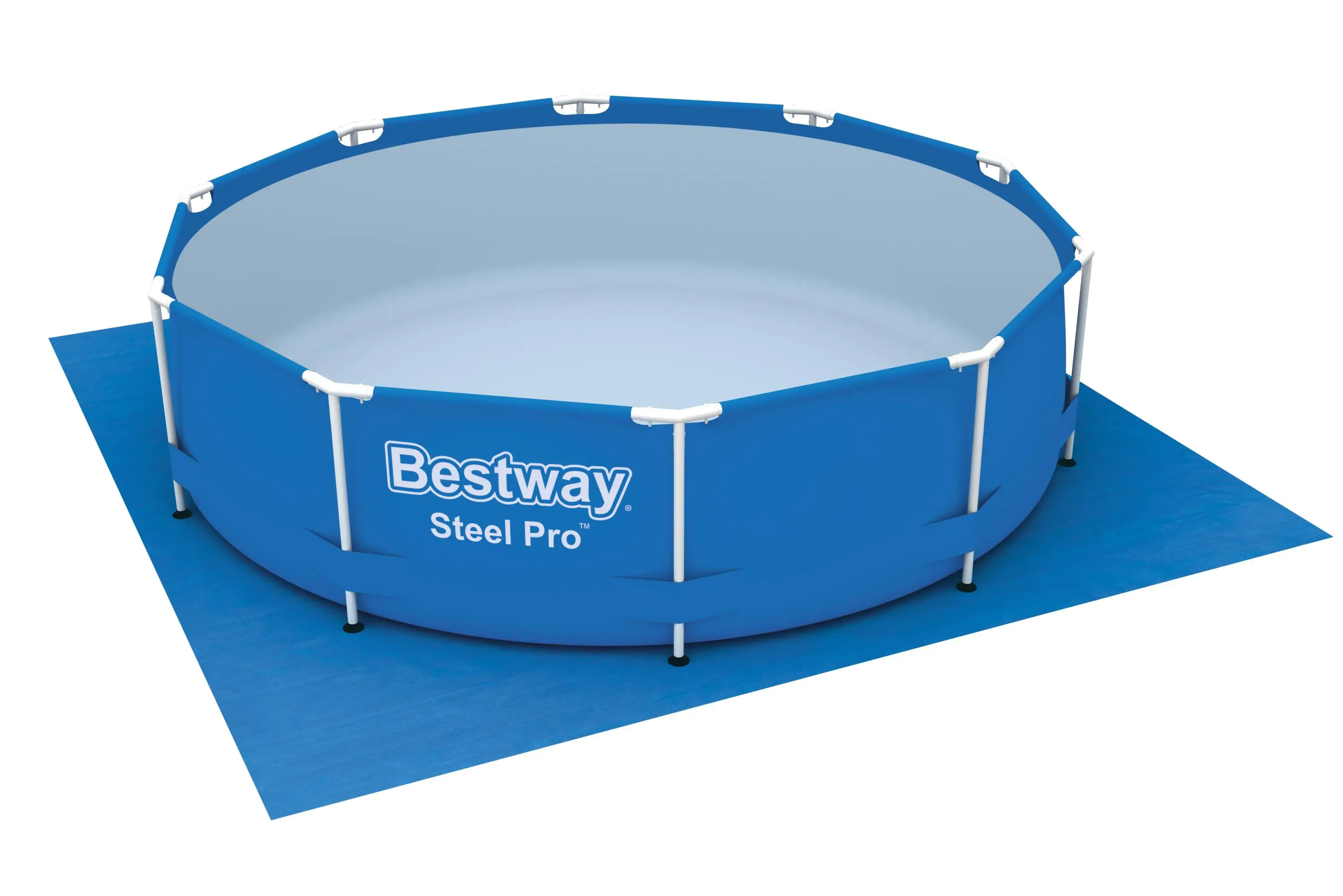 Цена Bestway 58001 11 'x 11'/3,35 м X 3,35 м напольный тканевый непромокаемый пыленепроницаемый тканевый коврик для наружного бассейна гардного бассейна