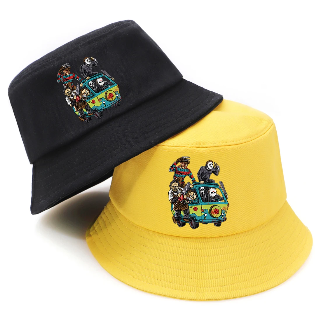 

Панама с принтом из фильма «ужасы» для мужчин и женщин