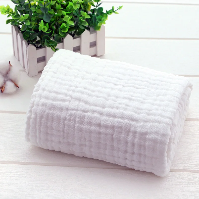 

2Pack Baby Muslin Bath Towels Super Soft Cotton for Baby's Delicate Skin Swaddle Blanket for Newborns Toddlers Boy Girl Baby Reg