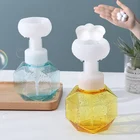 Диспенсер для мыла, пластиковый, 300 мл, в форме цветка, для геля для душа, пены