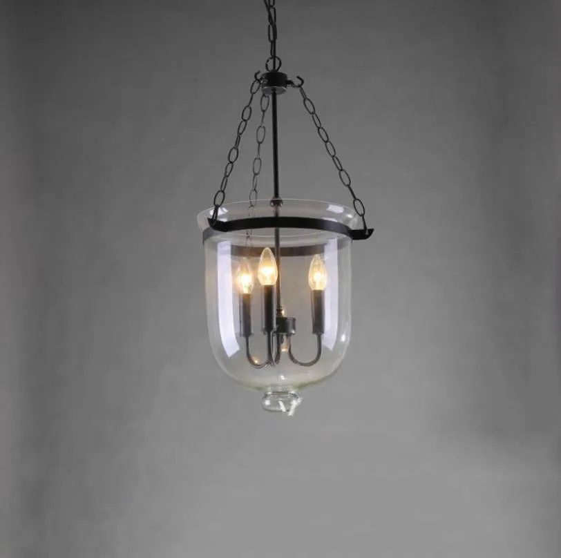 Круглая американская Загородная стеклянная люстра креативная светильник ПА в