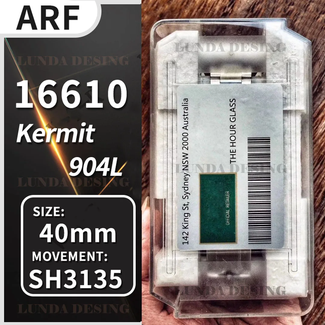 

Real ARF Men's Mechanical Watch 16610 Rehaut Engraving 904L Steel 1:1 Best Edition on SS Bracelet Cal.3135 waterproof Watch