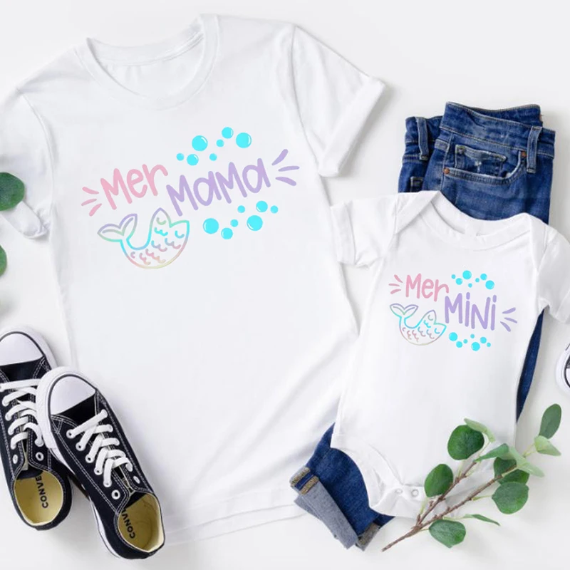 Camiseta familiar a juego, ropa para mam&aacute;, mam&aacute; y yo, ni&ntilde;os y ni&ntilde;as, madre, mam&aacute; e hija, hijo-1