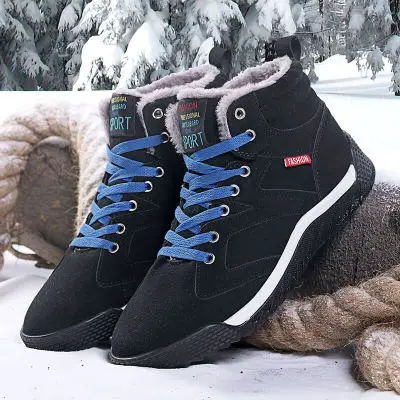 

Мужские Зимние ботинки на резиновой подошве для отдыха на открытом воздухе, модель 2020 размера плюс 46, мужские Зимние ботинки