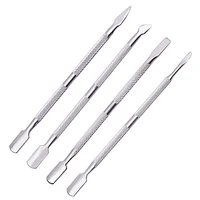 4 piece set tools remove dead skin frustration fork independent packaging stainless steel push things for nails free shipping