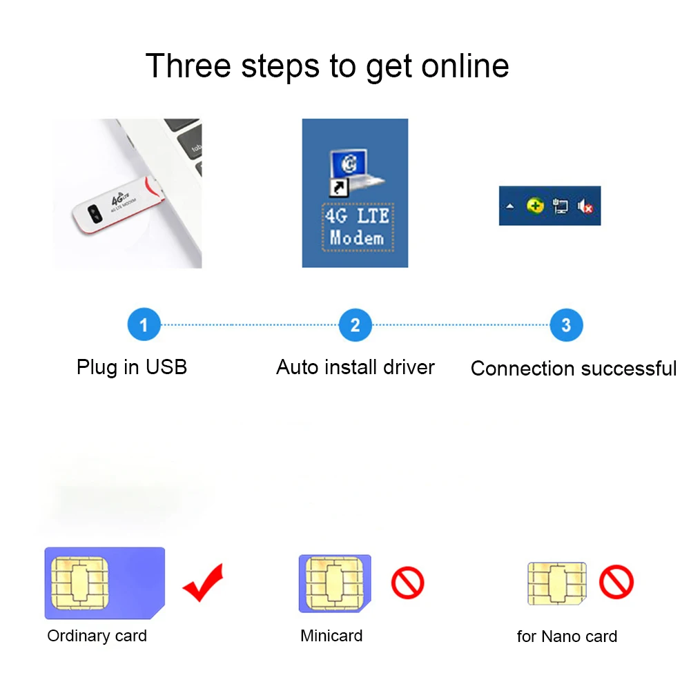 Разблокированный 4G WiFi роутер LTE модем USB точка доступа беспроводной sim-карта ключ