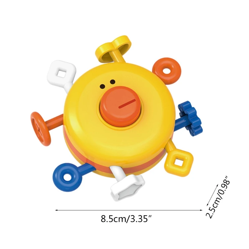 

Baby Finger Training Rotating Rattle Kids Behavior Correction Cartoon Toys with Pleasant Music Accompany Toys