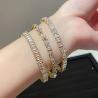 geometric super cool zircon bracelet women european and american fashion personality exquisite temperament jewelry