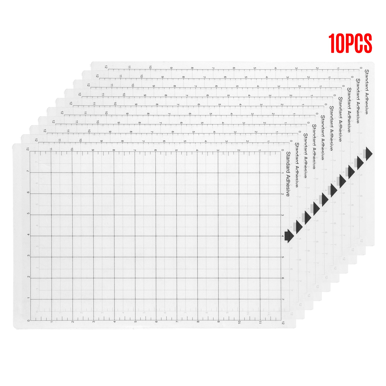 

3/5/10 шт., прозрачный клейкий коврик для резки, 8 на 12 дюймов