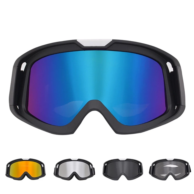 

1 шт. зимние ветрозащитные очки для катания на лыжах, очки для занятий спортом на улице, лыжные очки UV400, пылезащитные мотоциклетные солнцеза...