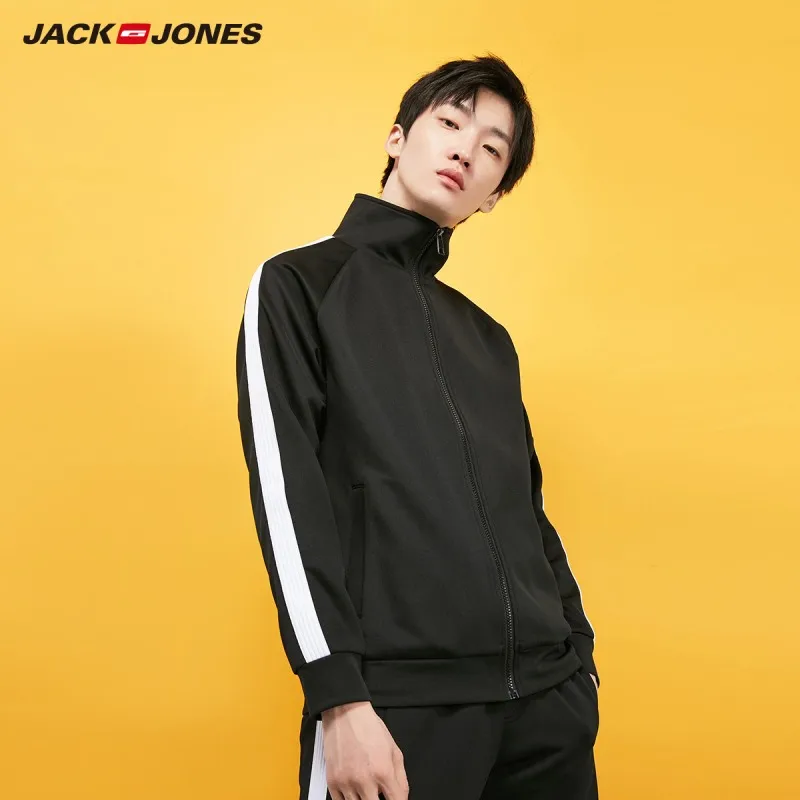 JackJones Мужской базовый стиль сплошной цвет Толстовка Куртка 219133515|Мужские