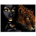 Алмазная вышивка леопард 5d сделай сам, алмазная 5d картина из страз, квадратные круглые мозаичные картины Стразы FG2102