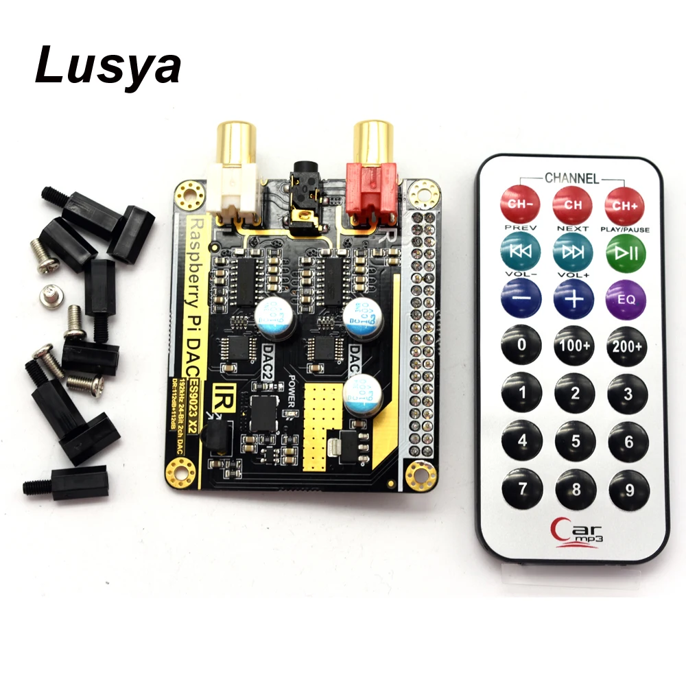 Цифровой аудиоцап Raspberry Pi 4B объемный мод reneaudio HIFI Двойное декодирование DAC I2S B3