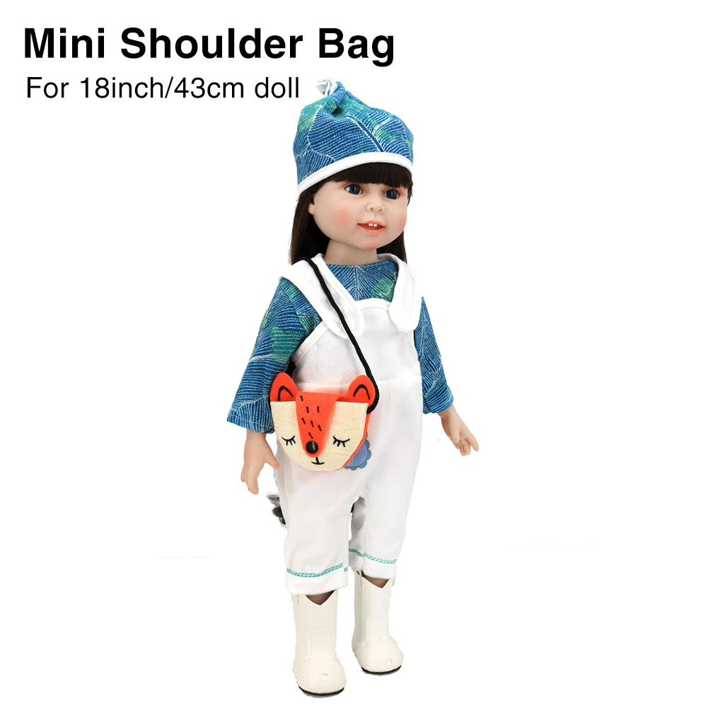 

Мини-сумка на плечо, маленькая Фотосумка с милым орнаментом, Модная красочная сумка-реборн для творчества, Детская кукла, аксессуары для хра...