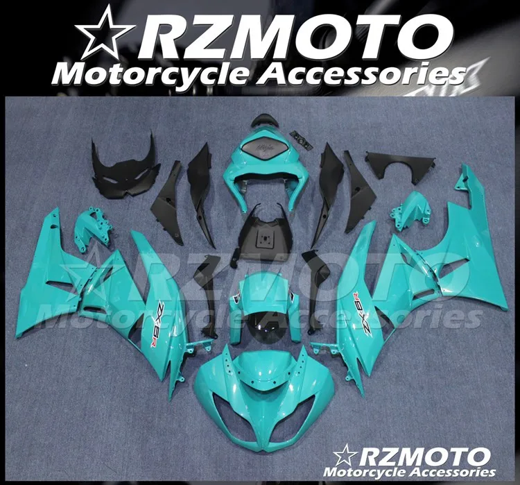 Новый ABS мотоцикл весь обтекатель комплект подходит для Kawasaki Ninja ZX-6R 636 09 10 11 12 ZX6R 2009