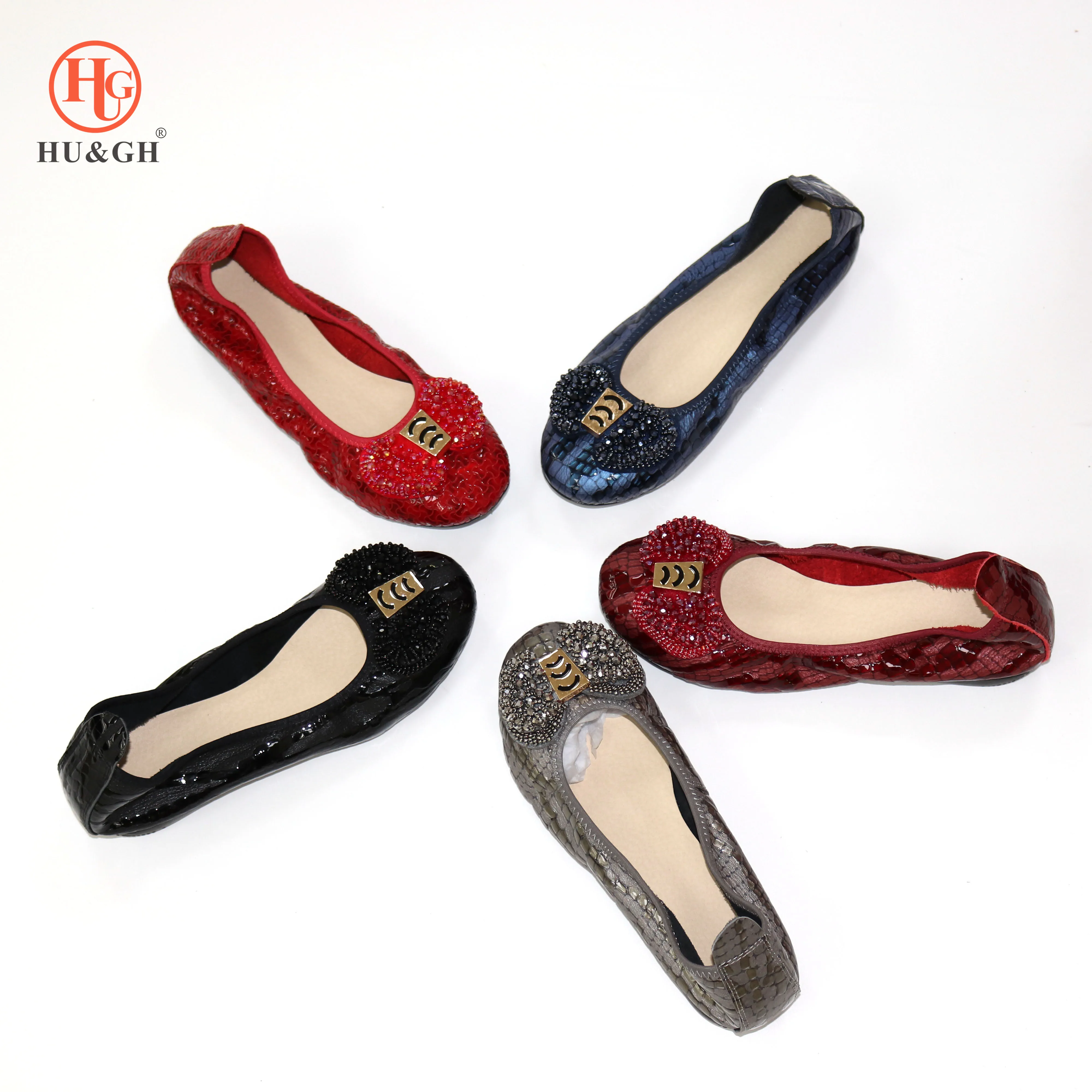 Балетки с квадратным носком прогулочные Мокасины металлик большие размеры