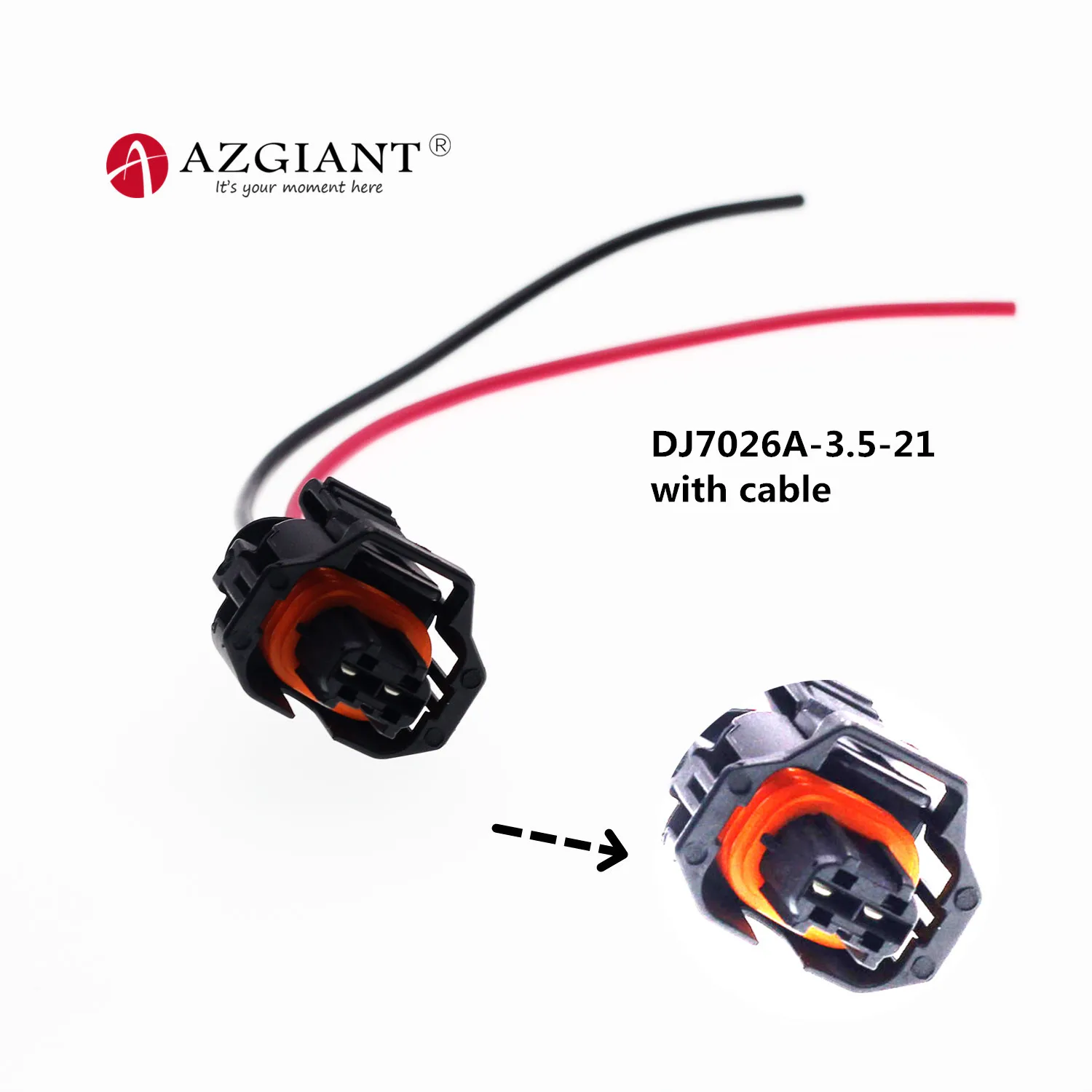 DJ7026B-3.5-21 1928404072 для Bosch дизель common rail заглушка инжектора соединитель - Название цвета: DJ7026A-3.5-21 CABLE