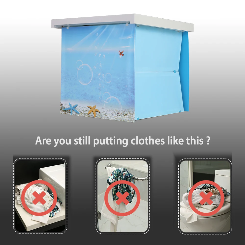 Бытовые предметы сумки для хранения скрытого типа складная сумка одежды в ванную