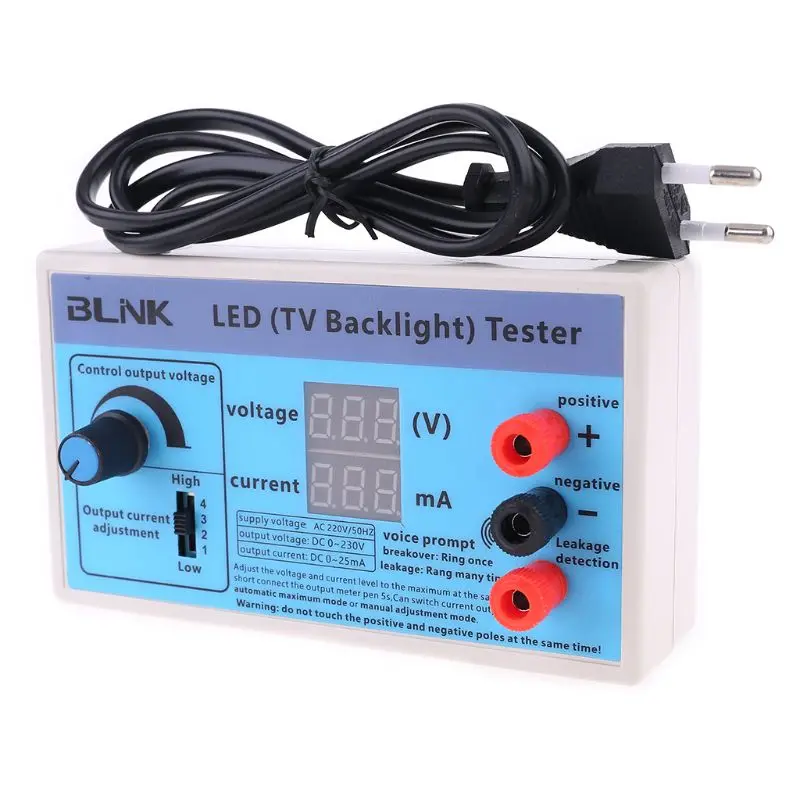 

B9HB AC 220V LED Display Screen With Light Backlight LCD Tester Bead Board Lamp