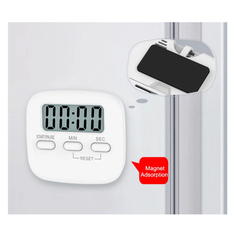 Цифровой кухонный таймер с ЖК-дисплеем магнитный Таймер для приготовления пищи