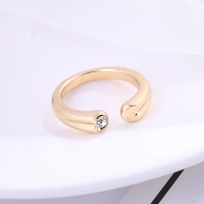 BAOPON модное золотое/серебряное кольцо с кристаллами для женщин женское