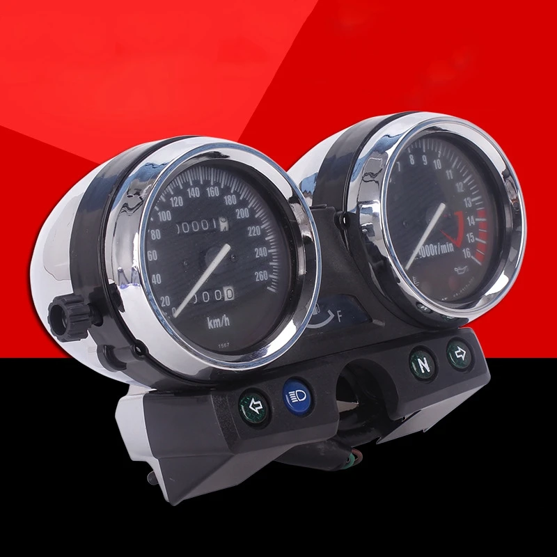 

CVK Instrument Assembly Gauges Meter Cluster Speedometer Odometer Tachometer for KAWASAKI ZR250 Balius ZRX400 ZRX 750