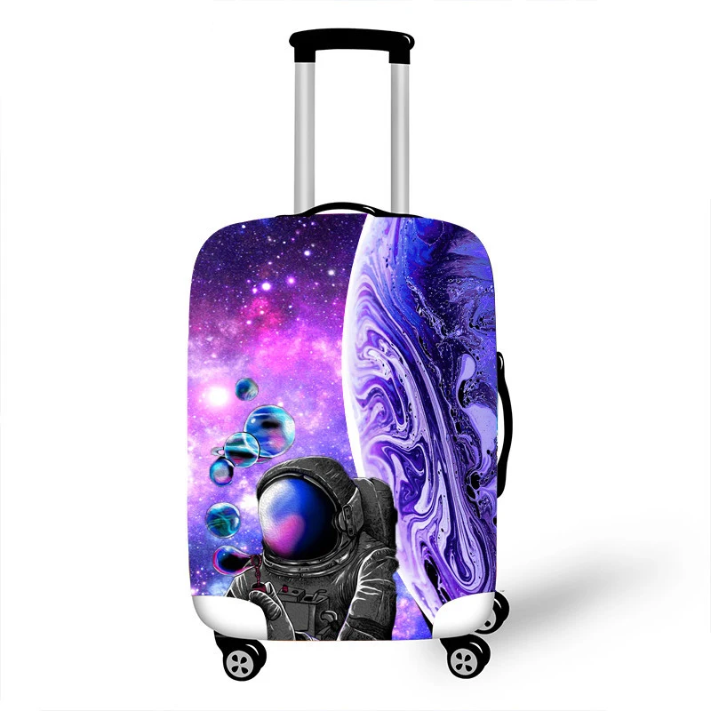 18-32 Inch Printed Galaxy Suitcase Protective Cover For Girl Boy Travel Luggage Dust Cover Suitcase Elastic Protective Cover